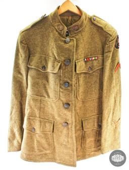 WWI US Army Winter Service Uniform - Cap, Jacket, Trousers