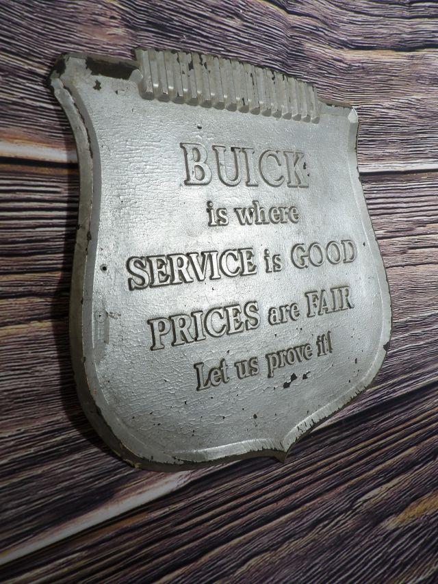 Buick Service Masonite Sign
