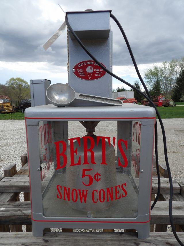 Berts 5 Cent Snow Cone Machine