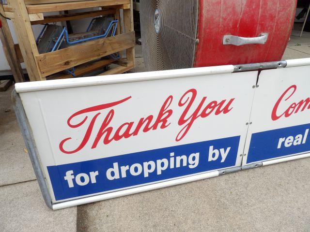 Marathon Oil Thank You Come Back Sign