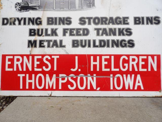 Chief Grain Bin Storage Sign