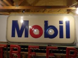 Mobil Lighted Sign