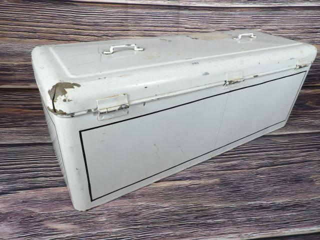 Early Steel Running Board Tool Box