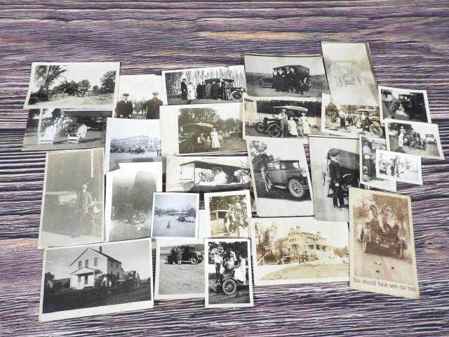 Lot of Vintage Automotive Post Cards and Pictures