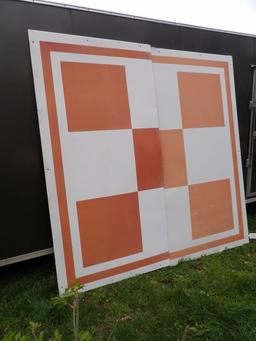 Purina Checkerboard Sign