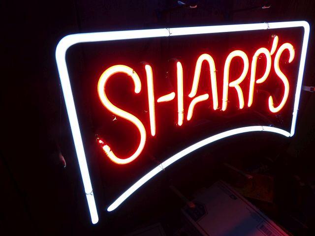 Sharp's Beer Neon Sign