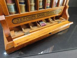 J.&P. Coats General Store Spool Cabinet