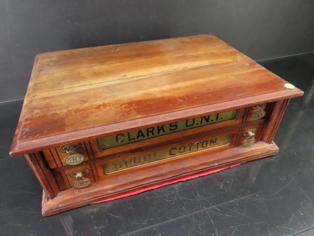 Clark's O. N. T. Spool Cabinet