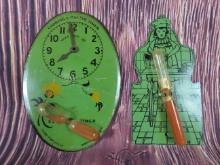 Lot of (2) Tin Litho Egg Timers