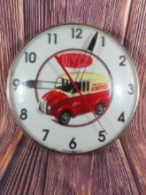 Divco Truck Lighted Clock