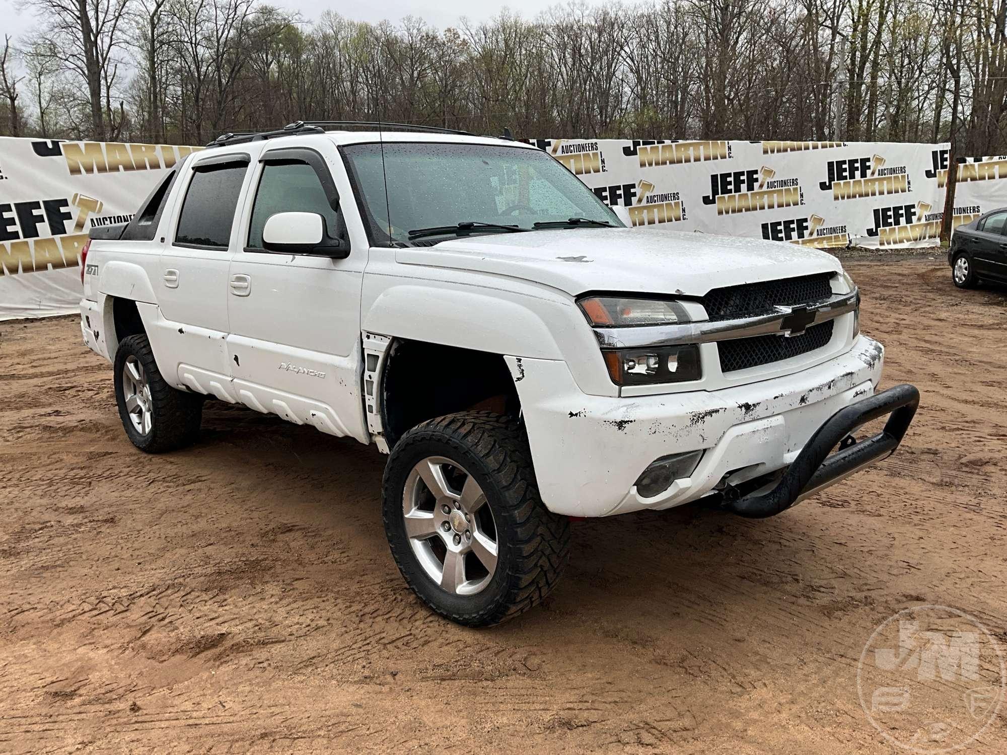 2006 CHEVROLET AVALANCHE CREW CAB 4X4 PICKUP VIN: 3GNEK12Z66G131950