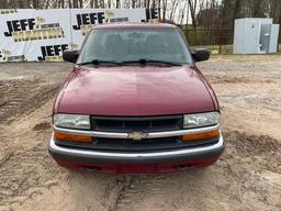 2003 CHEVROLET S-10 PICKUP EXTENDED CAB 4X4 PICKUP VIN: 1GCDT19X538128240