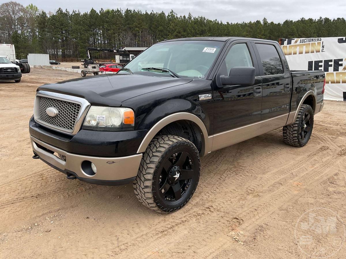 2006 FORD F-150 CREW CAB 4X4 PICKUP VIN: 1FTPW14506KB22816