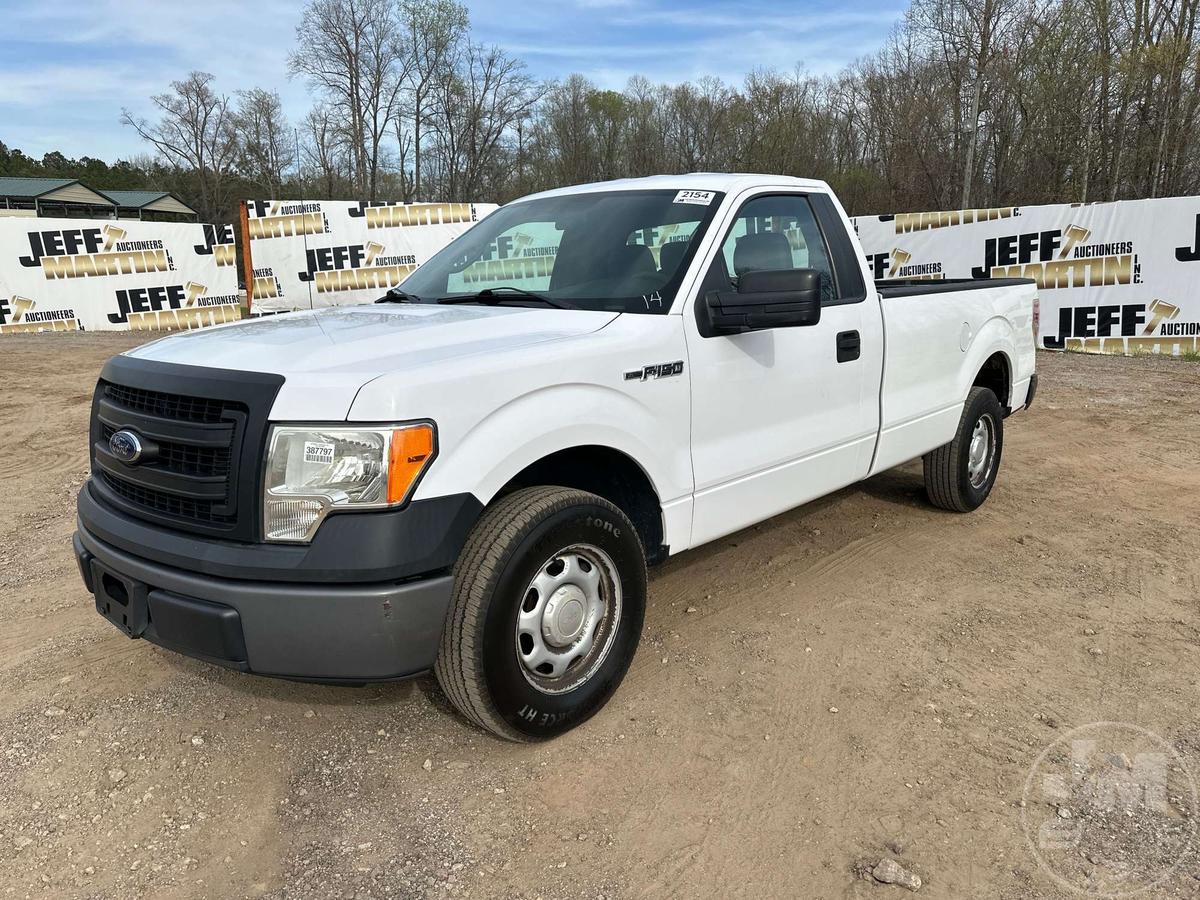 2014 FORD F-150 XL REGULAR CAB PICKUP VIN: 1FTMF1CM7EKE98469