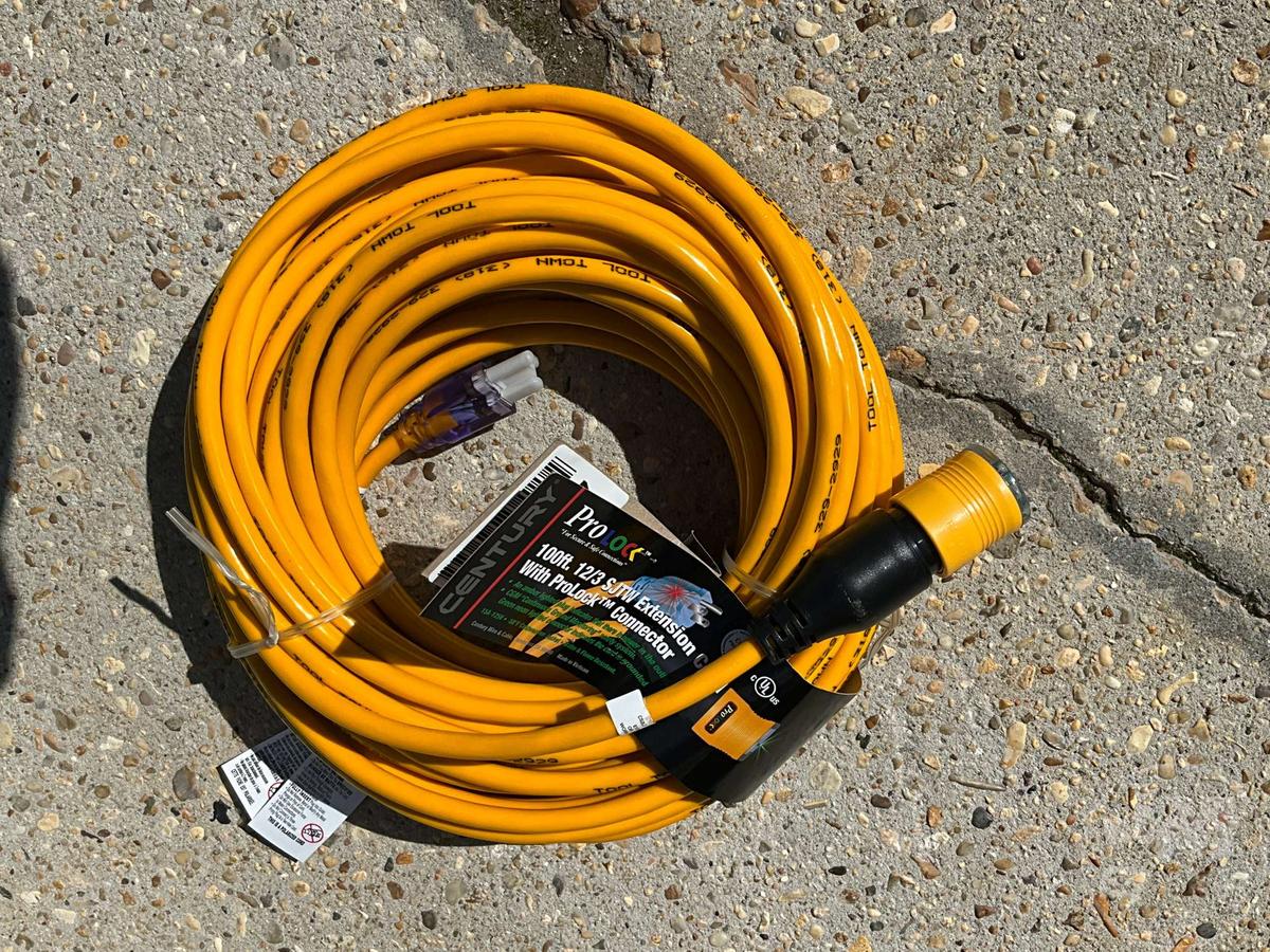 CENTURY PROLOCK 100’...... EXTENSION CORD