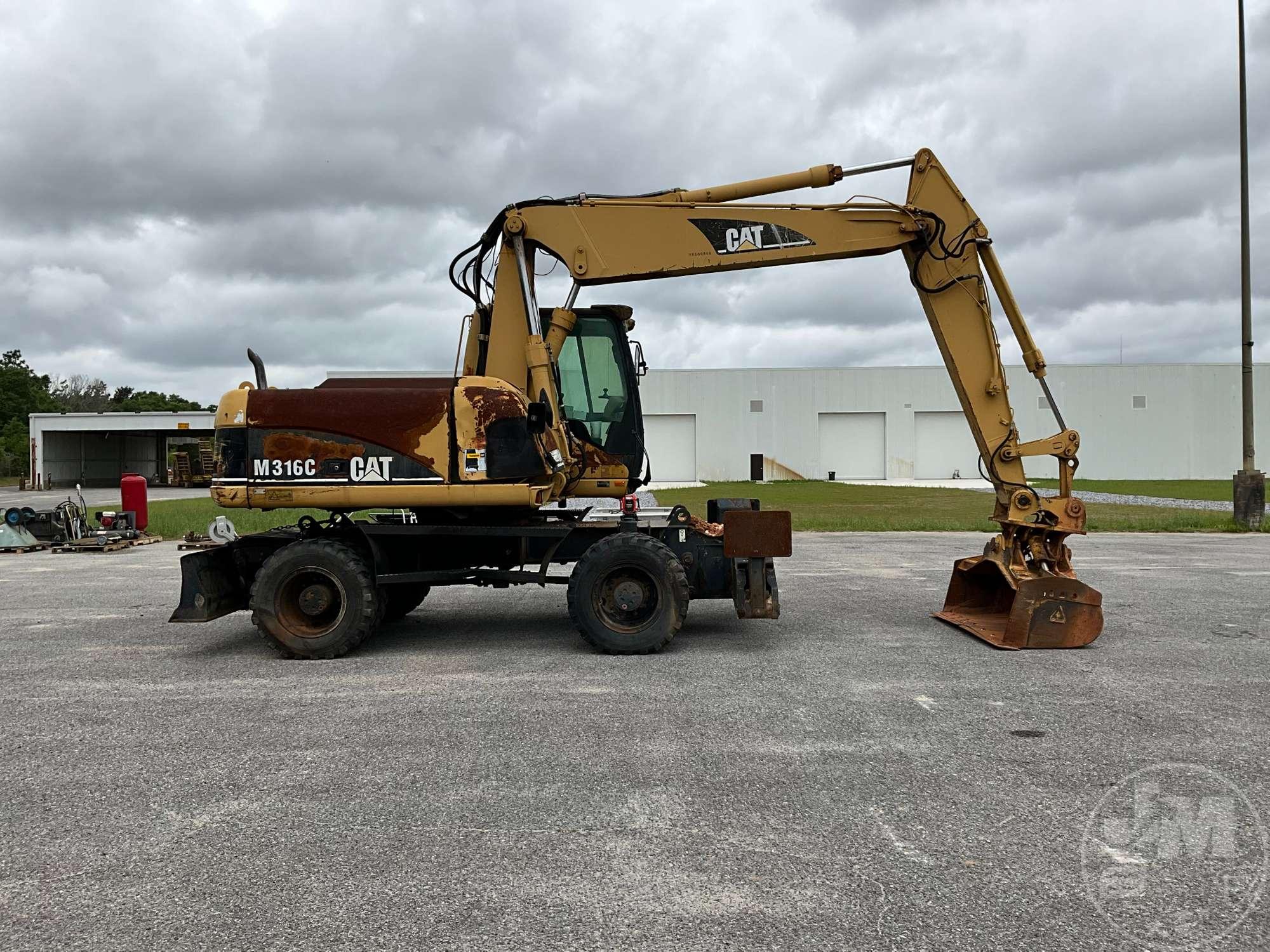 2005 CATERPILLAR M316C MOBILE EXCAVATOR SN: CATM316CCBDX00860