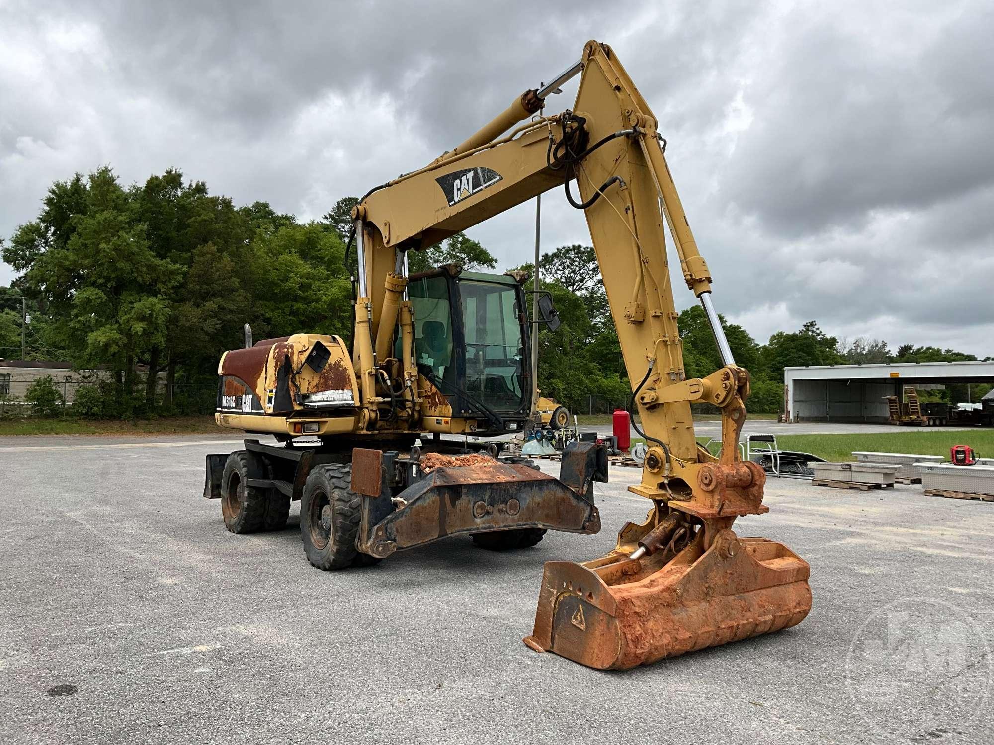 2005 CATERPILLAR M316C MOBILE EXCAVATOR SN: CATM316CCBDX00860