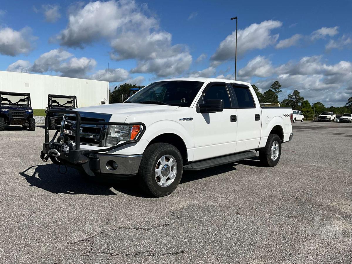 2014 FORD F-150 XLT CREW CAB 4X4 PICKUP VIN: 1FTFW1EFXEKD62103