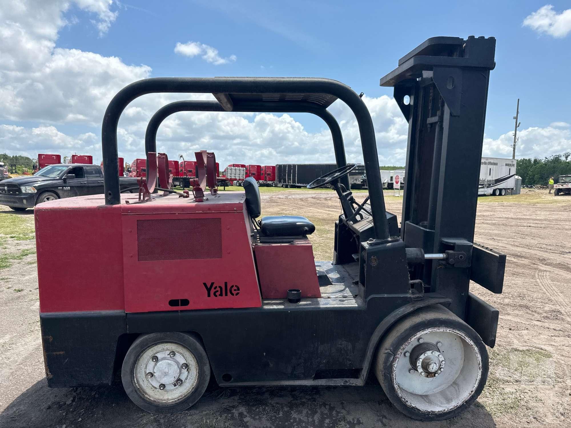 1995 YALE GLC150SBS096 CUSHION TIRE FORKLIFT SN: 361769