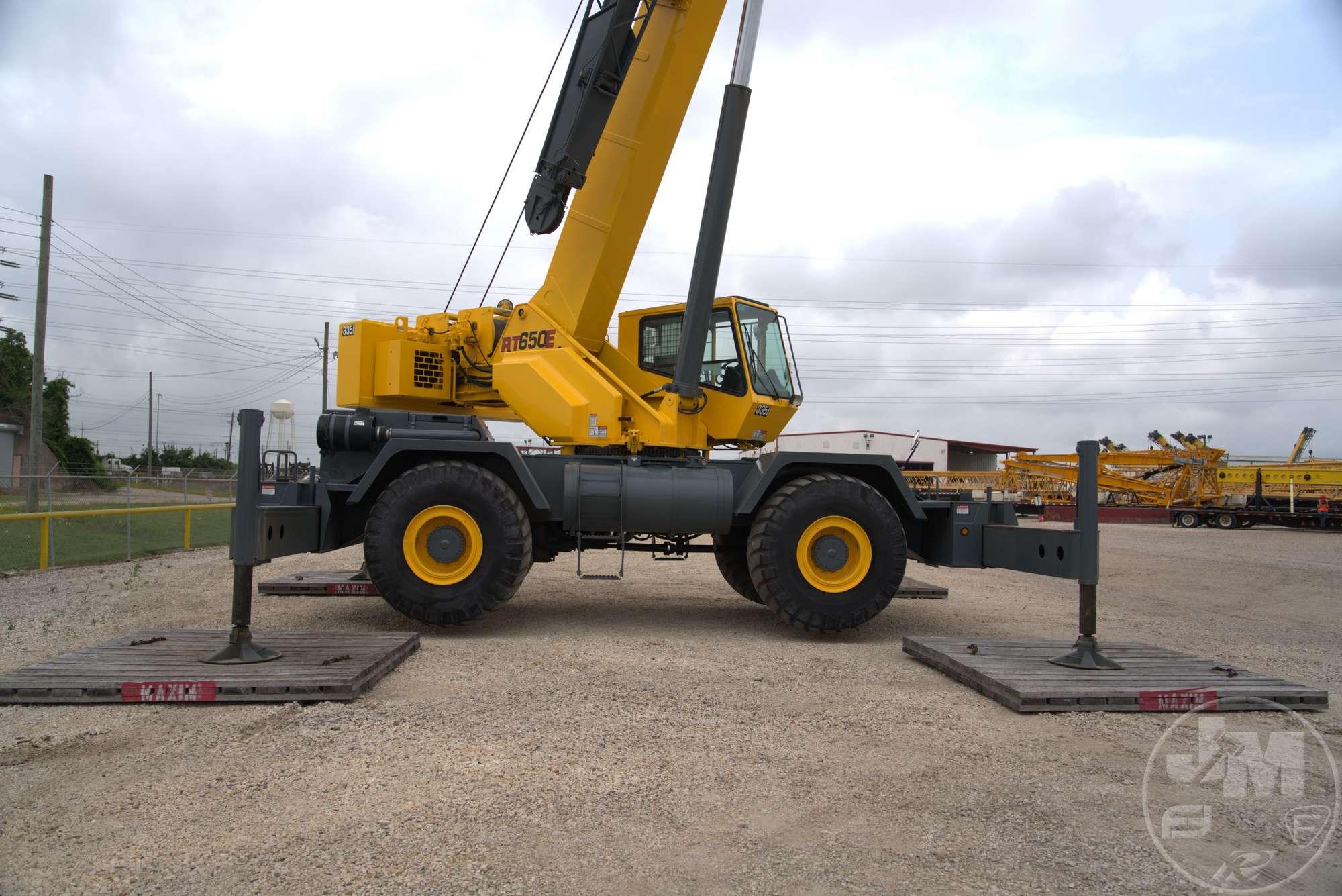 2007 GROVE RT 650E ROUGH TERRAIN CRANE SN: 227225