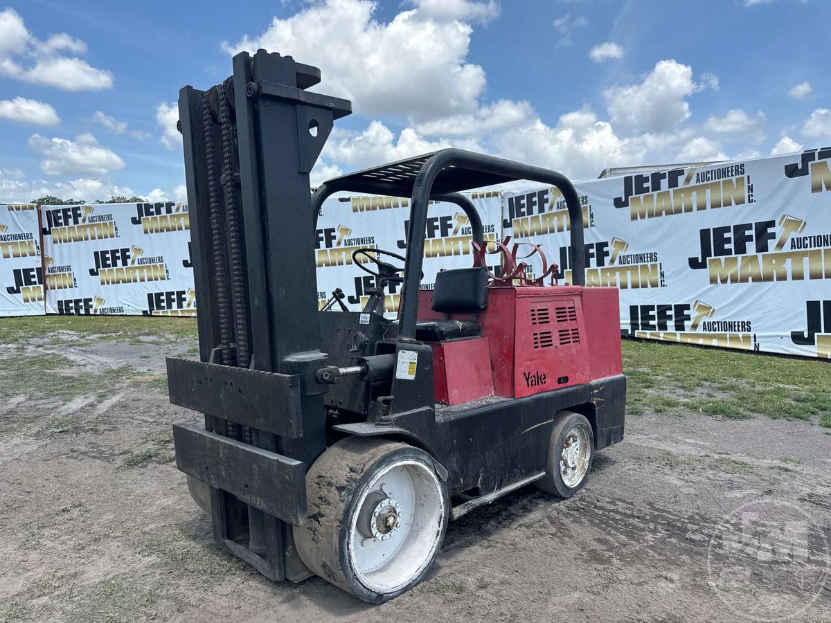 1995 YALE GLC150SBS096 CUSHION TIRE FORKLIFT SN: 361769