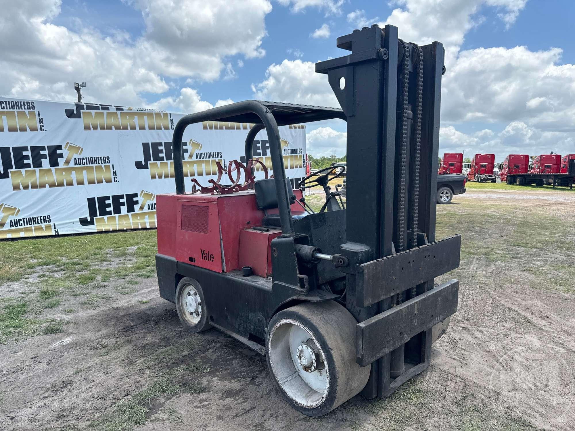 1995 YALE GLC150SBS096 CUSHION TIRE FORKLIFT SN: 361769