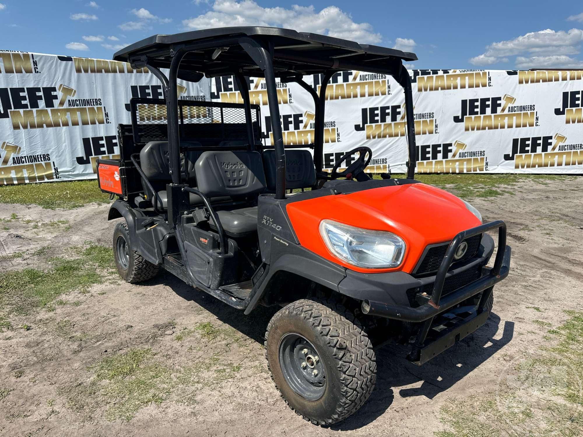 2011 KUBOTA RTV-X1140W-H SN: A5KD2GDBALG041354