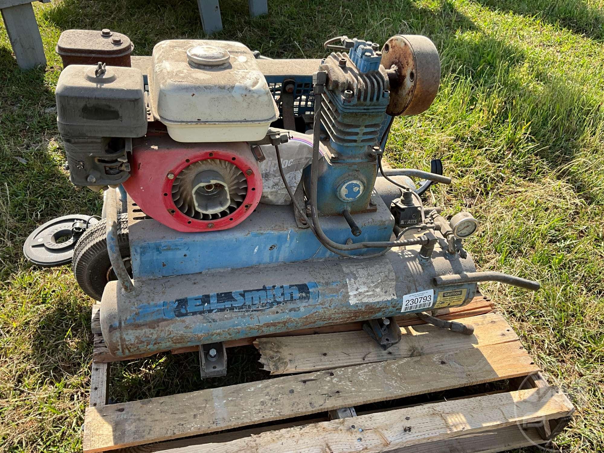 (2) AIRCOMPRESSORS, ELECTRIC INGERSOLLRAND W/ 125 MAX PSI, E.L. SMITH