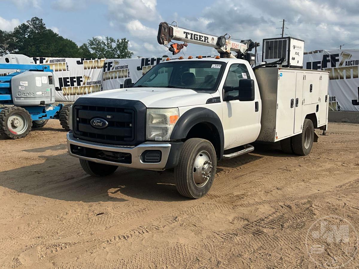 2013 FORD F-550 S/A MECHANICS TRUCK VIN: 1FDUF5GY3DEB60791