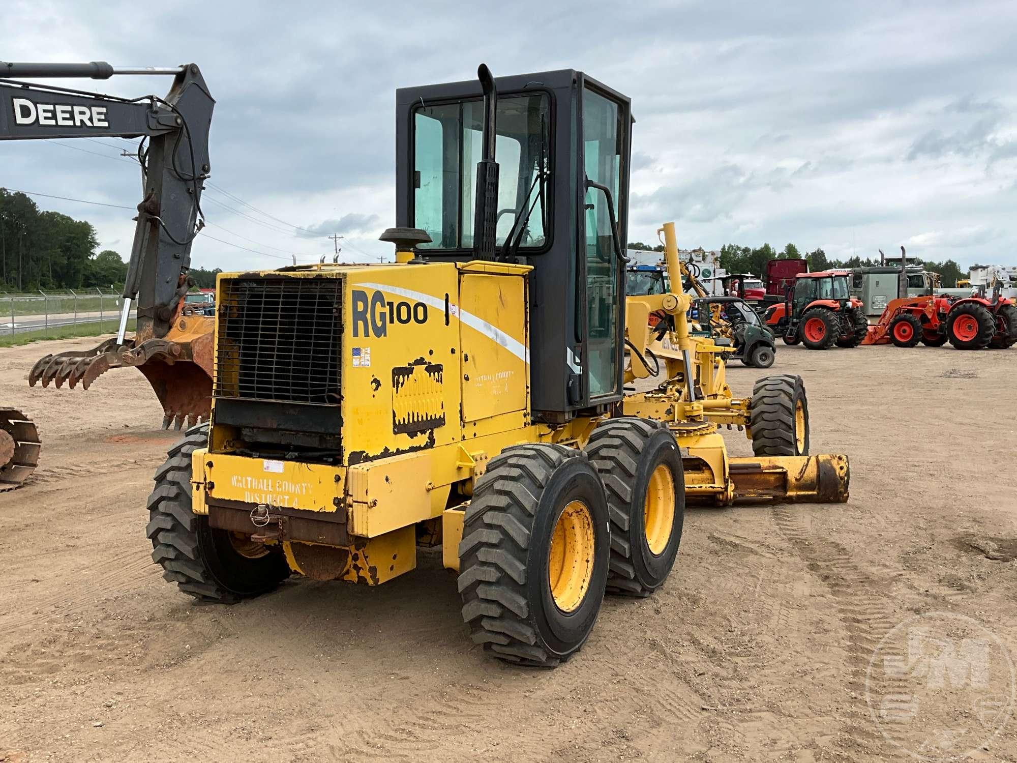 2001 NEW HOLLAND RG100 MOTORGRADER SN: 79A8022