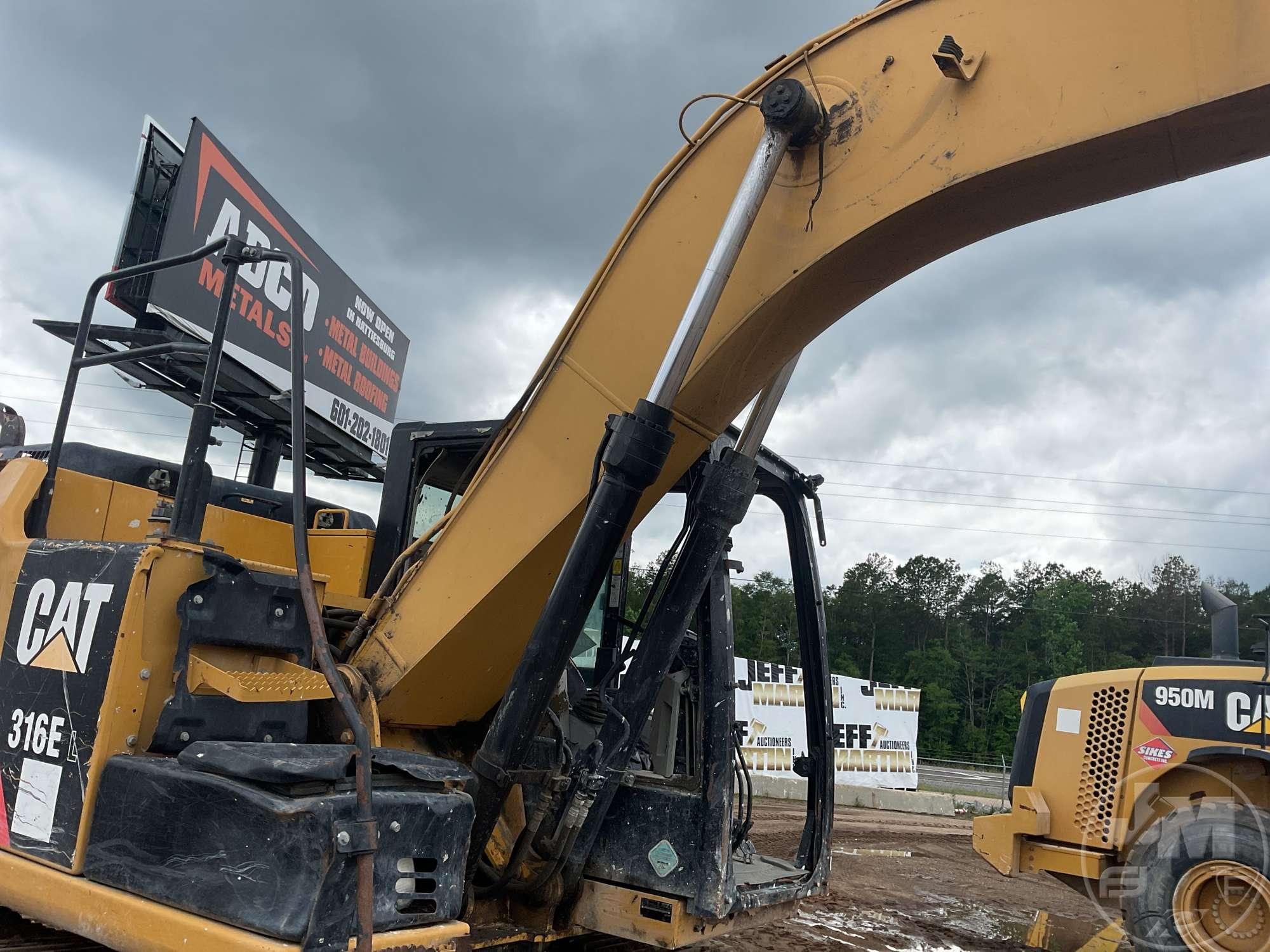 2015 CATERPILLAR 316E HYDRAULIC EXCAVATOR SN: CAT0316EKDZW02012