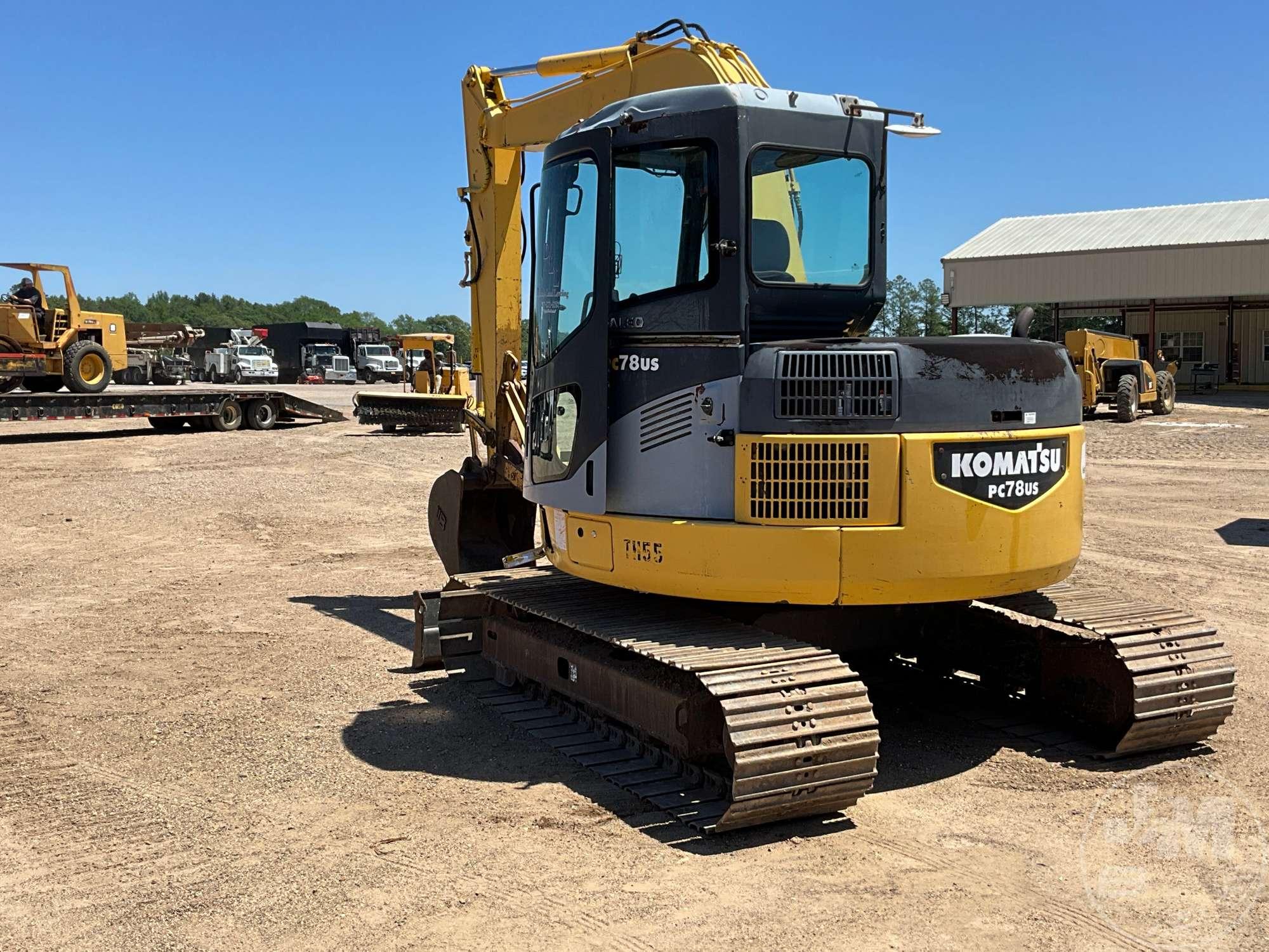 KOMATSU PC78US-6 MINI EXCAVATOR SN: 7556