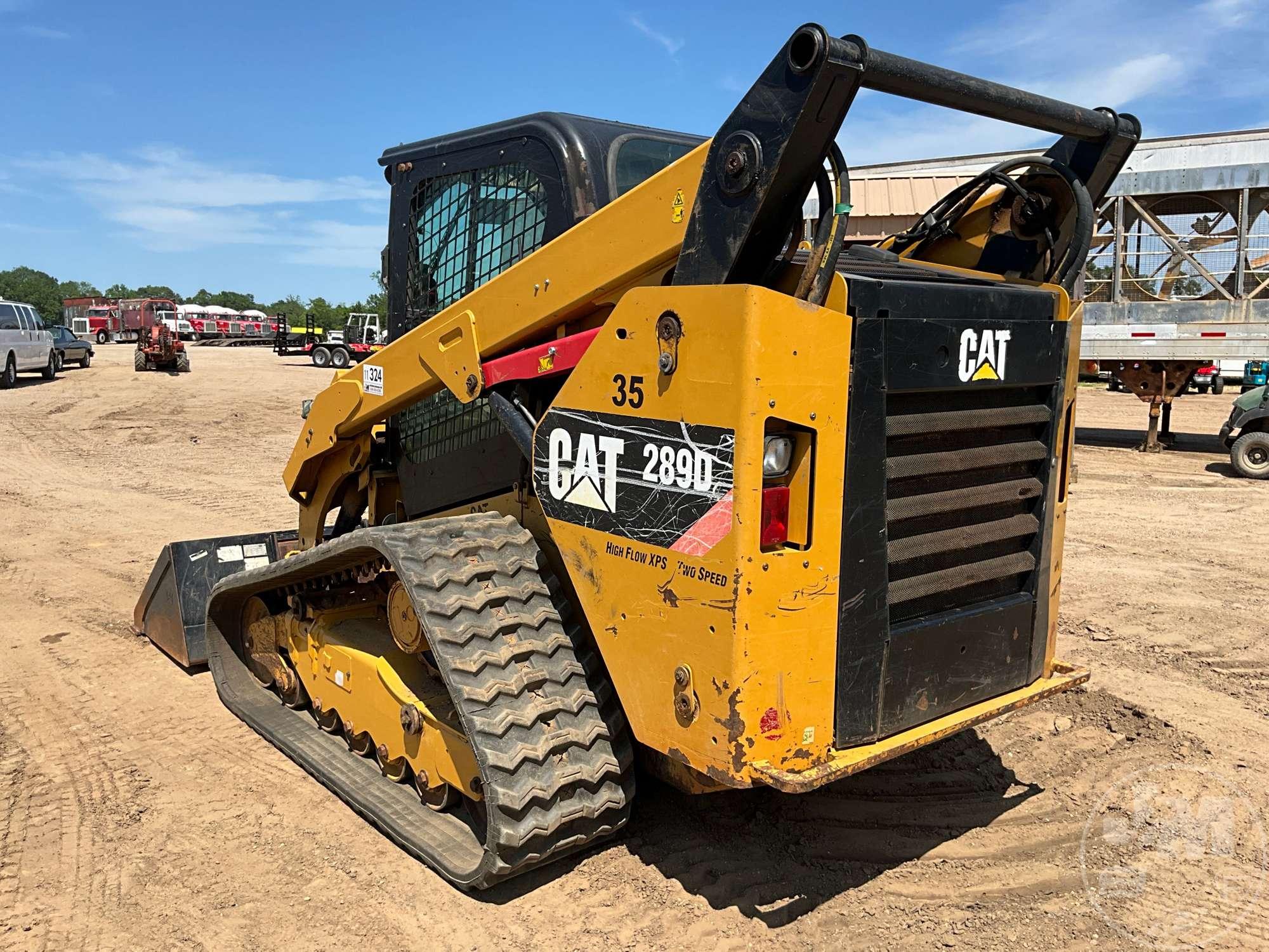 2014 CATERPILLAR MODEL 289D MULTI TERRAIN LOADER SN: CAT289DPTAW01226