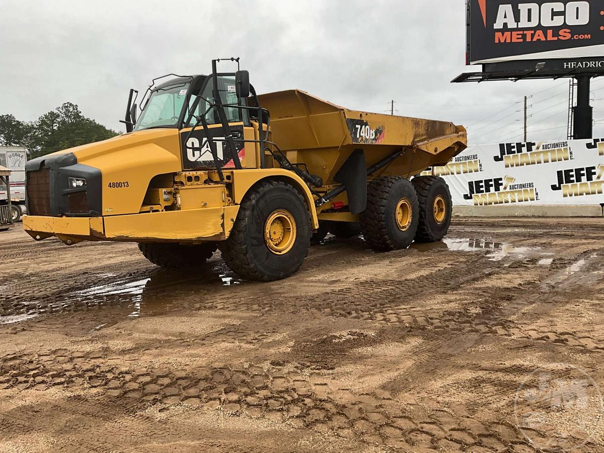 2014 CATERPILLAR 740B ARTICULATED DUMP TRUCK SN: CAT0740BCT4R02393