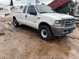 2003 FORD F-250 SUPER DUTY EXTENDED CAB 4X4 PICKUP VIN: 1FTNX21P53EC28401