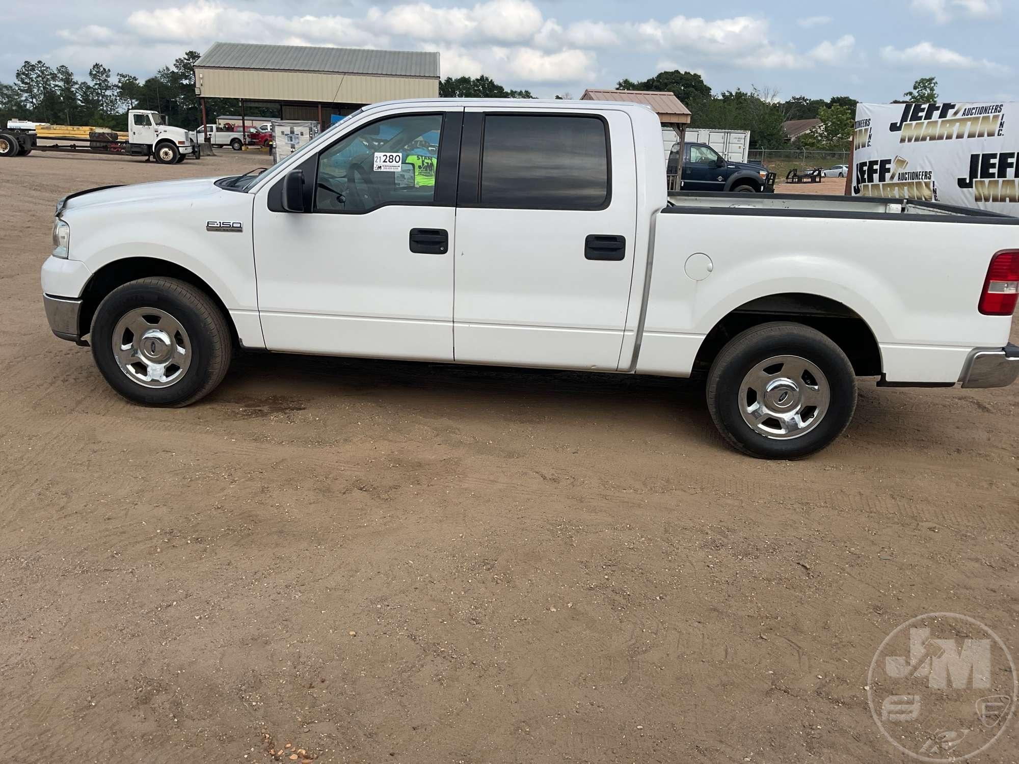 2004 FORD F-150XLT CREW CAB PICKUP VIN: 1FTPW12534KB44857