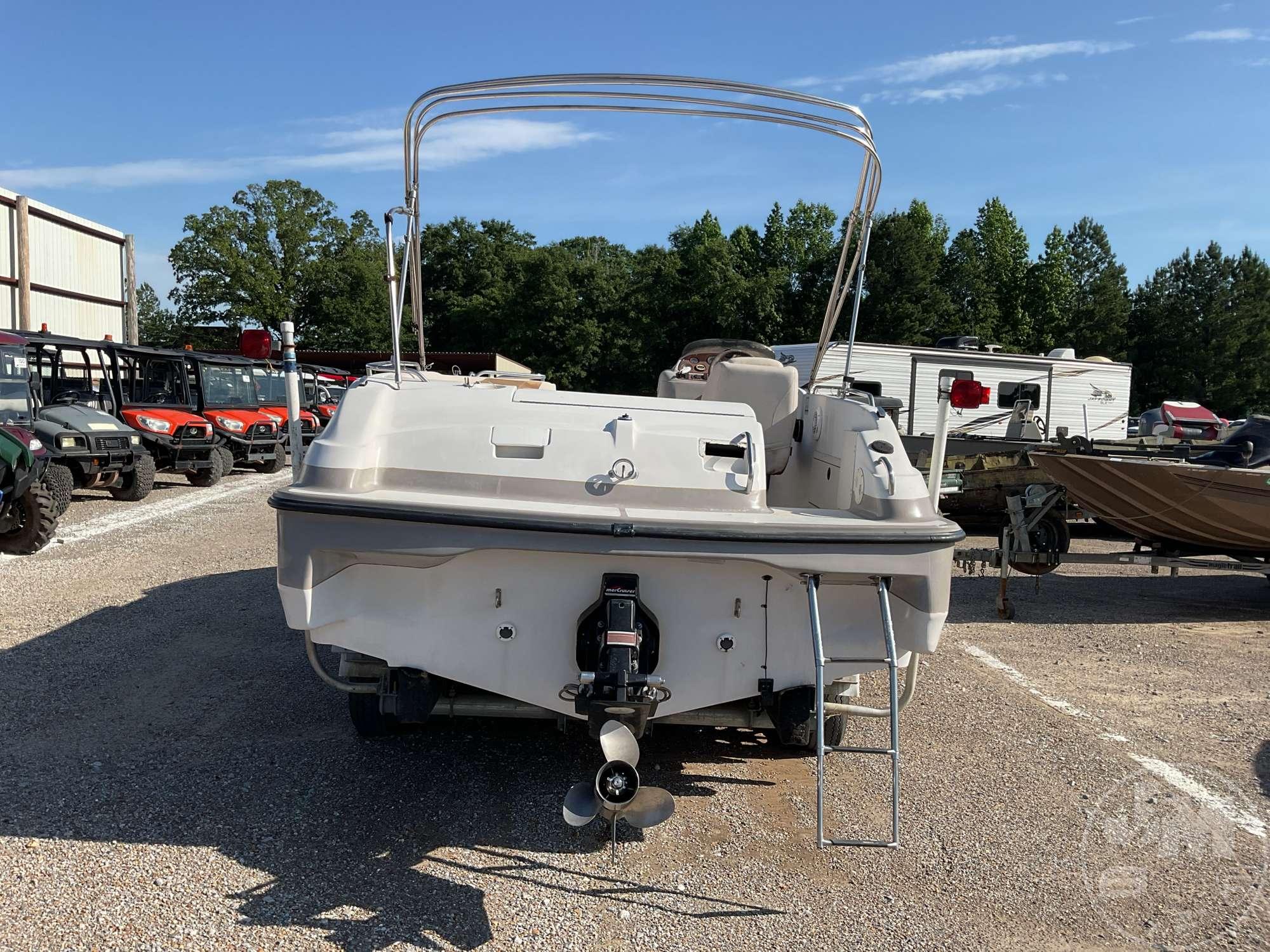 1999 TRACKER MARINE VIN BUJI17464A999 DECK BOAT