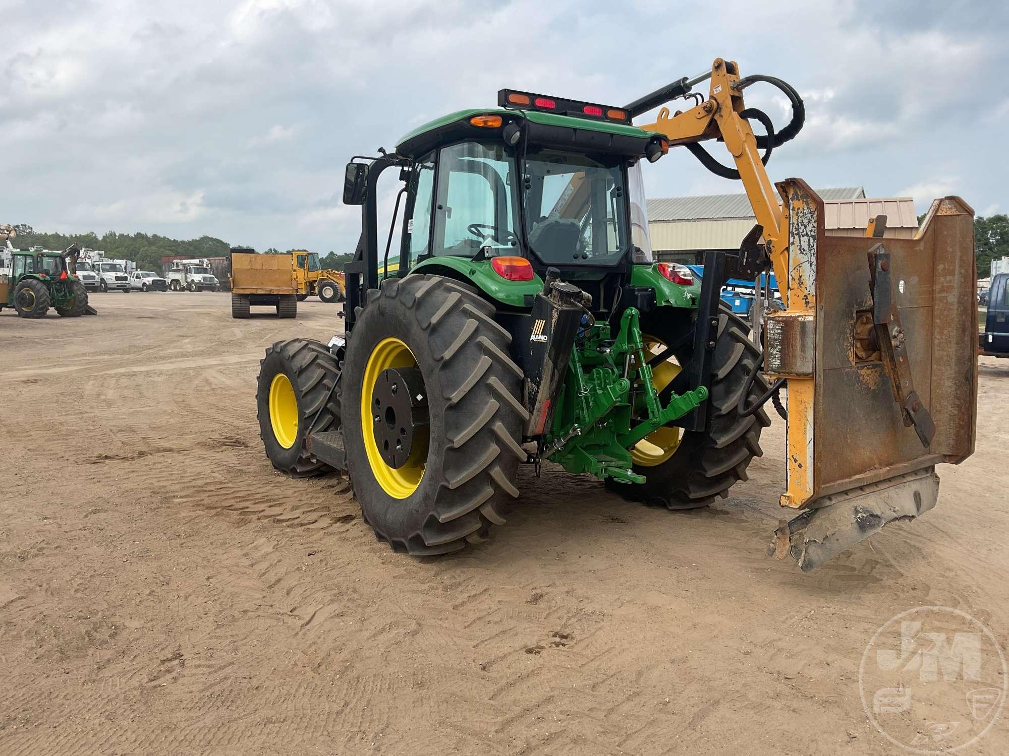 2021 JOHN DEERE 6105E 4X4 TRACTOR SN: 13036