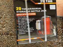 20 TON AIR/MANUAL HYDRAULIC BOTTLE JACK