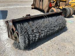 BROOM CONNECTS TO A TRACTOR