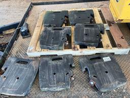 FRONT WEIGHTS TO FIT TRACTORS, 100LBS EACH QTY (7)