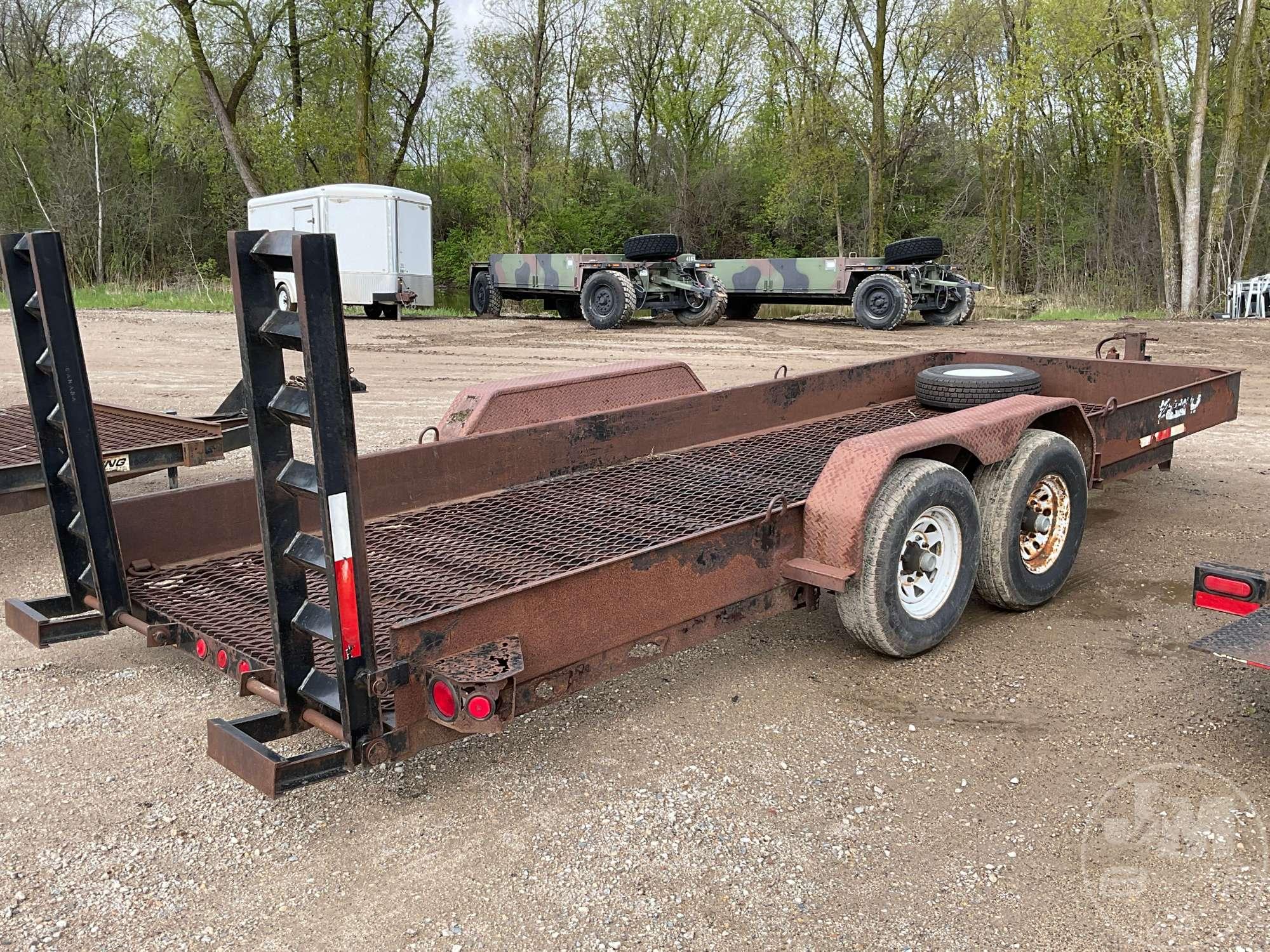 2000 FELLING EQUIPMENT TRAILER 6'6"X20'