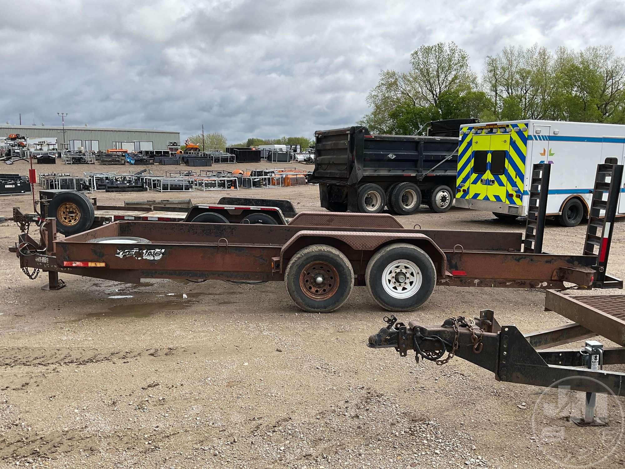 2000 FELLING EQUIPMENT TRAILER 6'6"X20'