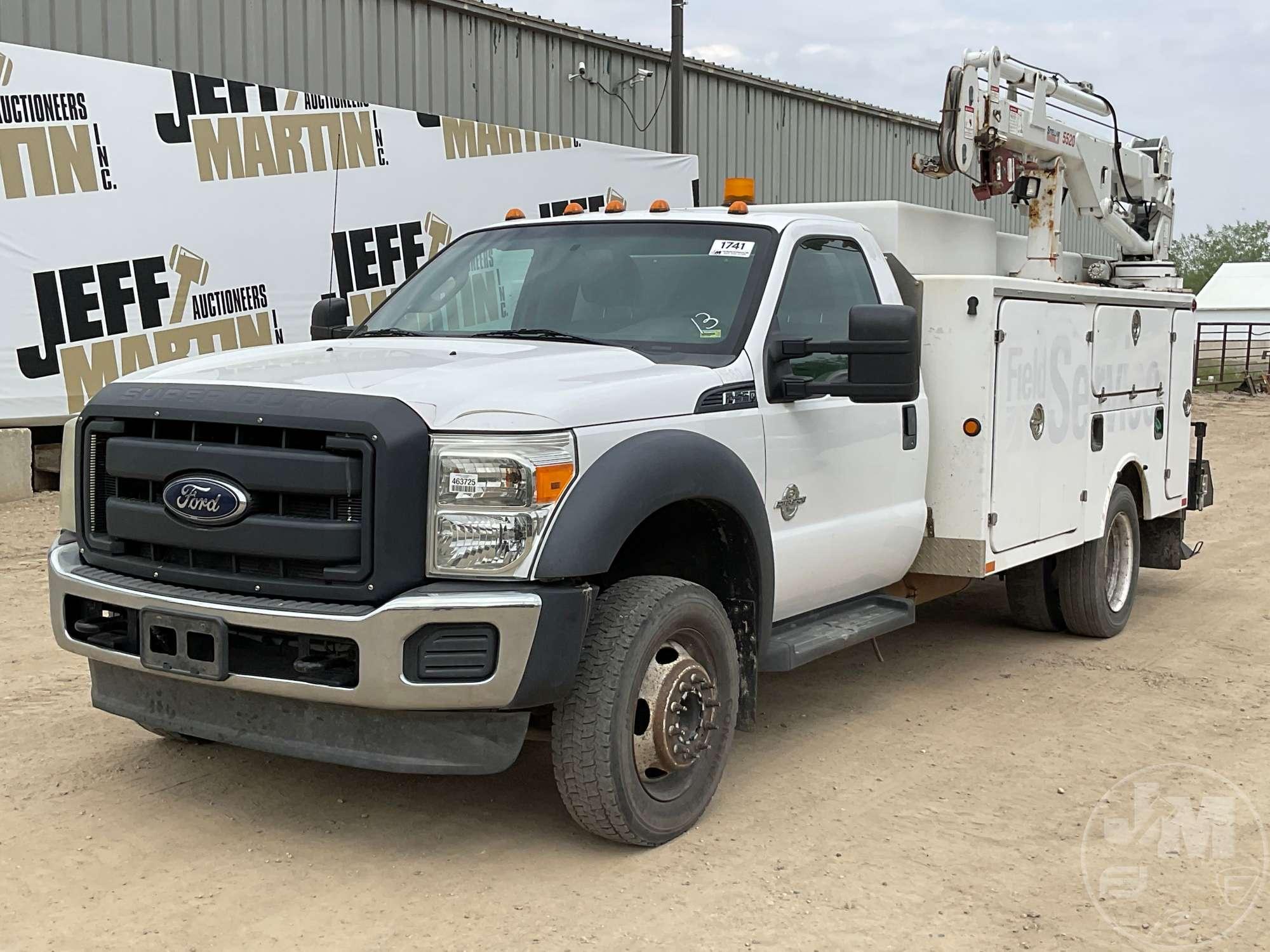 2013 FORD F-550 XL SUPER DUTY S/A MECHANICS TRUCK VIN: 1FDUF5GT4DEA87130