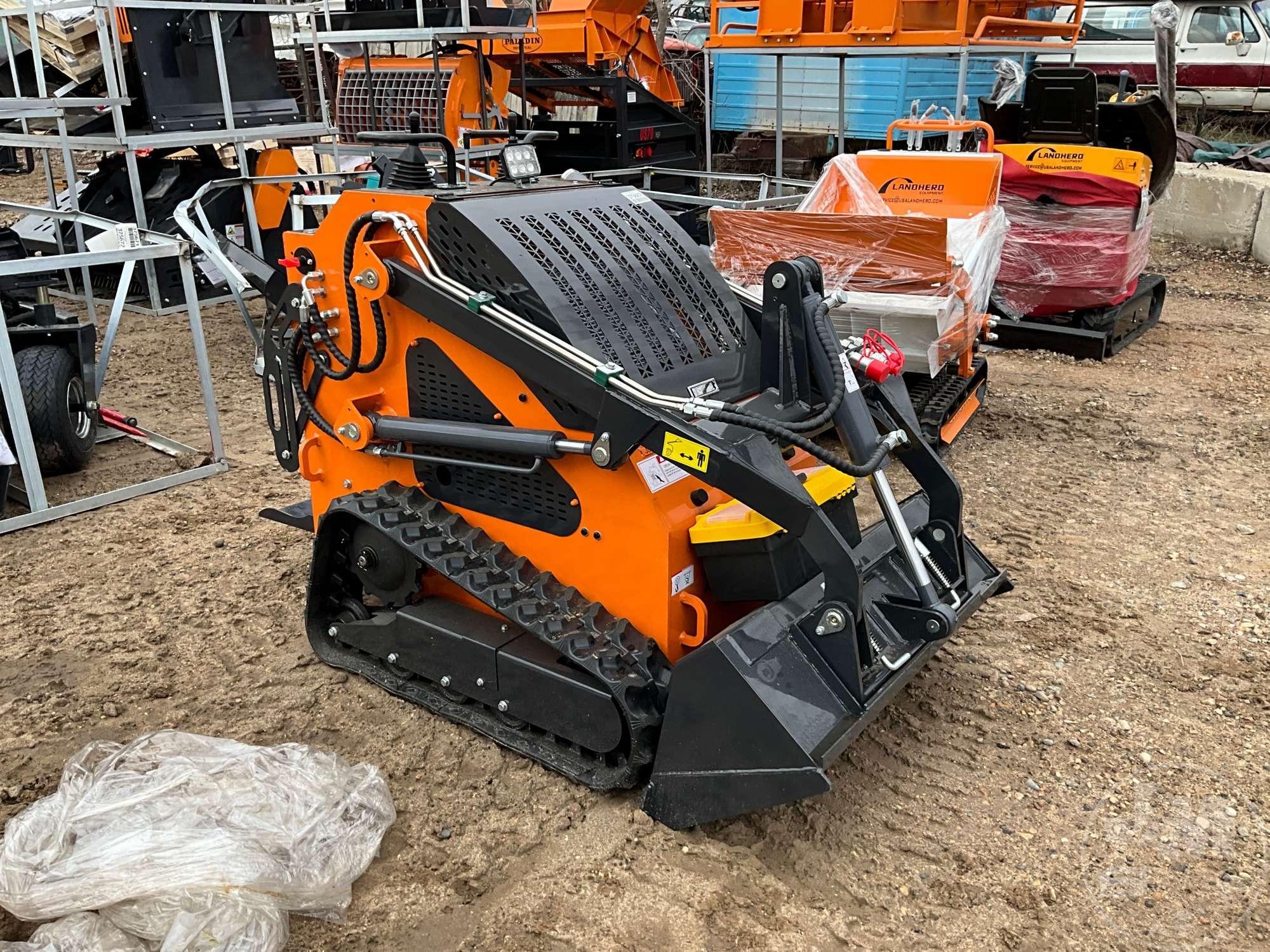 UNUSED, 2023 LANDHERO MODEL LDH-BC380 STAND ON MULTI TERRAIN LOADER SN: J01000199