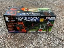 UNUSED BAD BOY  80V BACKPACK BLOWER