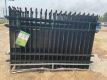 UNUSED 2024 EINGP F10 10 FT WROUGHT IRON SITE FENCE