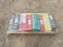 QTY OF 22PCS 2 TON - 5 TON WEBBING SLINGS