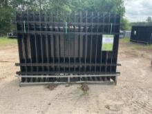 UNUSED 2024 EINGP F10 10 FT WROUGHT IRON SITE FENCE