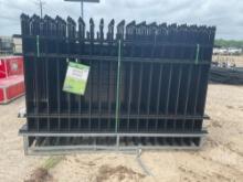 UNUSED 2024 EINGP F10 10 FT WROUGHT IRON SITE FENCE